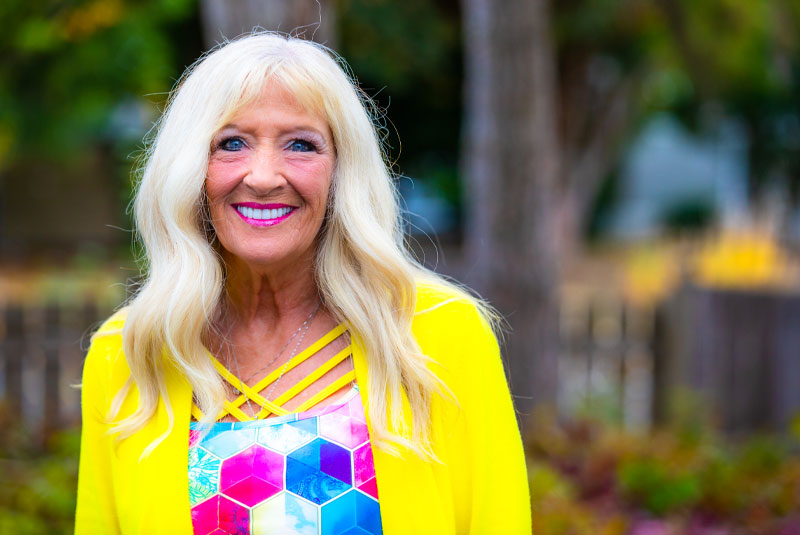 carol after implants and implants through dr attar